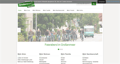 Desktop Screenshot of grossenmeer.de