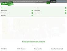 Tablet Screenshot of grossenmeer.de